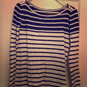 Navy Striped Tee